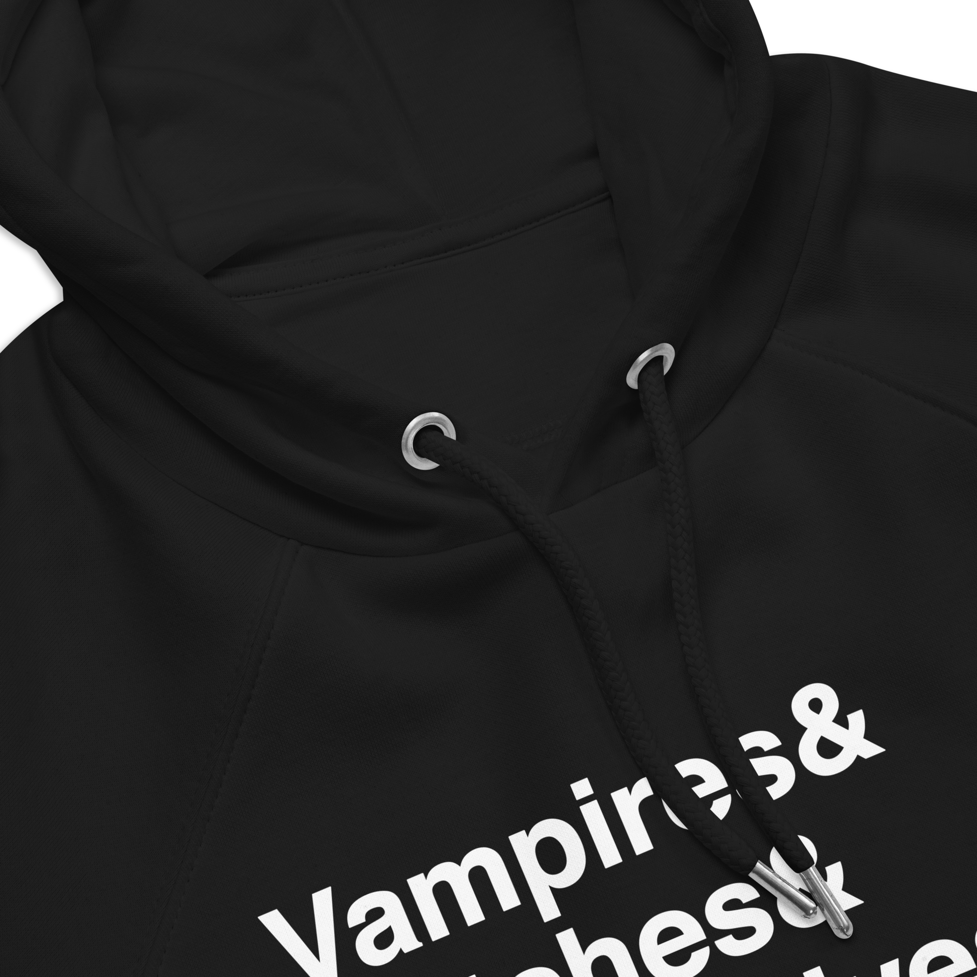 Vampires, Witches, Werewolves, Magic, Romance - Unisex eco raglan hoodie - Image 9